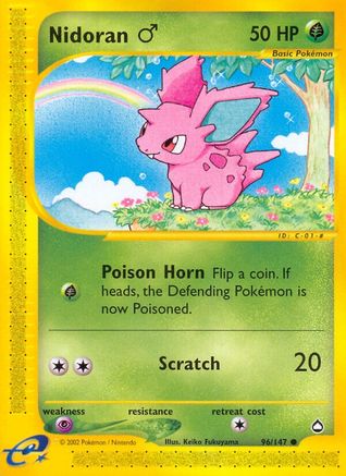 Nidoran M 96/147 - Aquapolis