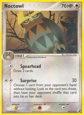 Noctowl/115 - Unseen Forces Reverse Holofoil
