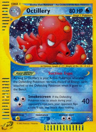 Octillery (H20)/147 - Aquapolis Holofoil
