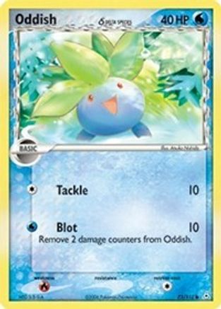 Oddish (Delta Species) 73/110 - Holon Phantoms Reverse Holofoil