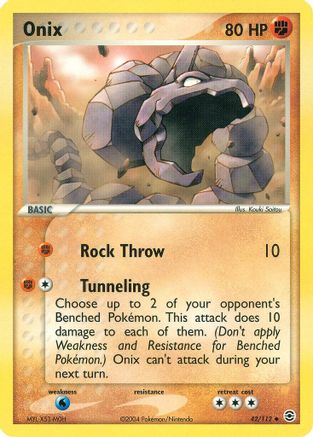 Onix/112 - FireRed & LeafGreen Reverse Holofoil