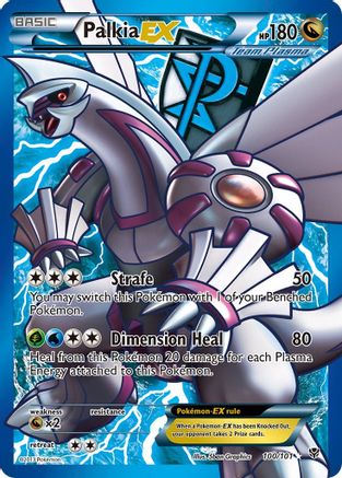 Palkia EX (Team Plasma) (100 Full Art)/101 - Plasma Blast Holofoil