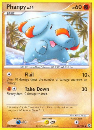 Phanpy 98/132 - Secret Wonders