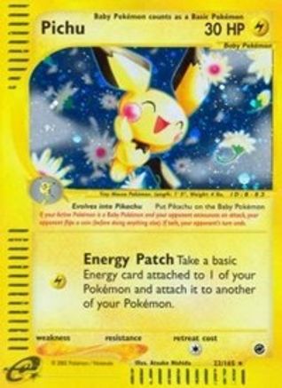 Pichu (22)/165 - Expedition Reverse Holofoil