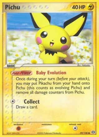 Pichu/106 - Emerald Reverse Holofoil