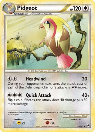Pidgeot/95 - Call of Legends Reverse Holofoil