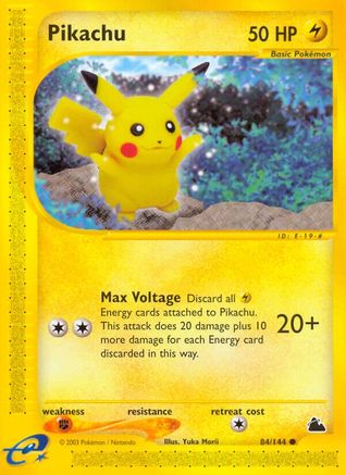 Pikachu/144 - Skyridge Reverse Holofoil