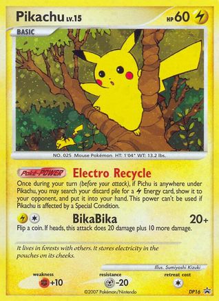 Pikachu - DP16/56 - Diamond and Pearl Promos Holofoil