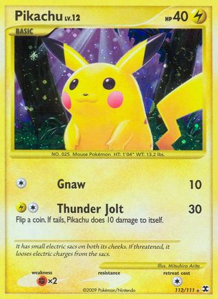 Pikachu/111 - Rising Rivals Holofoil