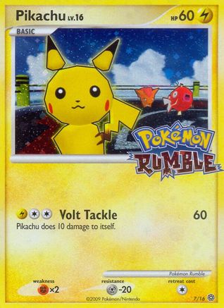 Pikachu/16 - Rumble Holofoil