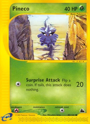 Pineco (85)/144 - Skyridge Reverse Holofoil