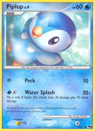 Piplup/17 - POP Series 6 Holofoil
