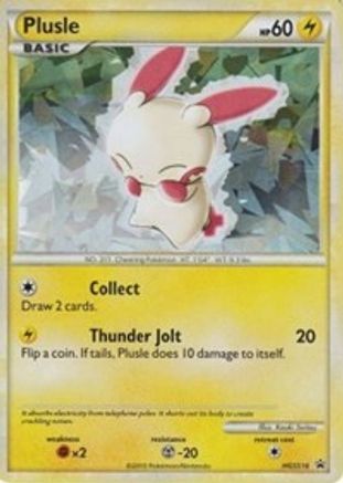 Plusle - HGSS16/25 - HGSS Promos Holofoil