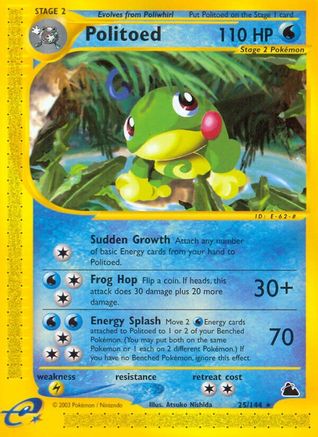 Politoed (25)/144 - Skyridge