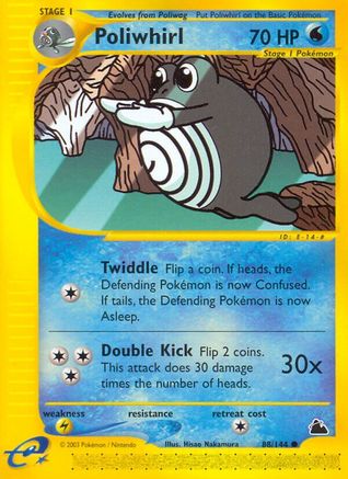 Poliwhirl/144 - Skyridge Reverse Holofoil