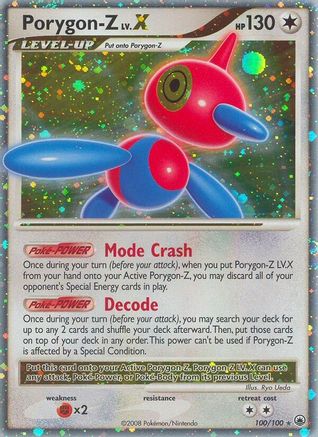 Porygon-Z LV.X/100 - Majestic Dawn Holofoil