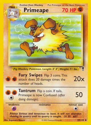 Primeape/110 - Legendary Collection