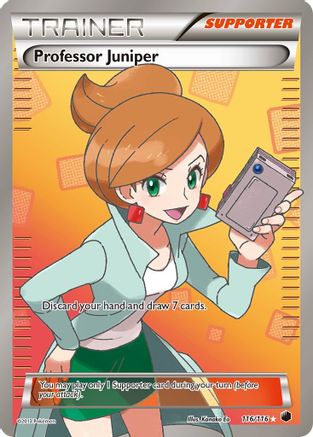 Professor Juniper (116 Full Art)/116 - Plasma Freeze Holofoil