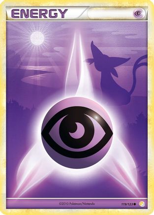 Psychic Energy 119/123 - HeartGold SoulSilver Reverse Holofoil