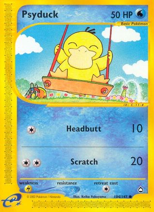 Psyduck/147 - Aquapolis Reverse Holofoil