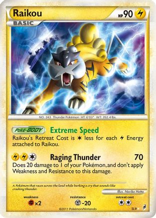 Raikou (Shiny)/95 - Call of Legends Holofoil