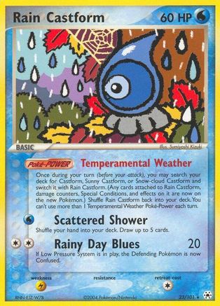Rain Castform/101 - Hidden Legends Reverse Holofoil