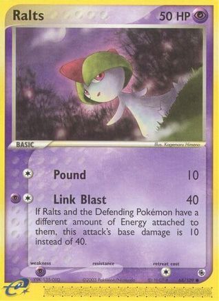 Ralts - 68/109/109 - Ruby and Sapphire Reverse Holofoil