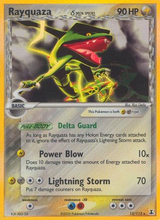 Rayquaza (Delta Species)/113 - Delta Species Holofoil