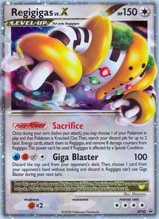 Regigigas LV.X - DP30/56 - Diamond and Pearl Promos Holofoil