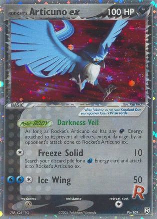 Rocket's Articuno ex/109 - Team Rocket Returns