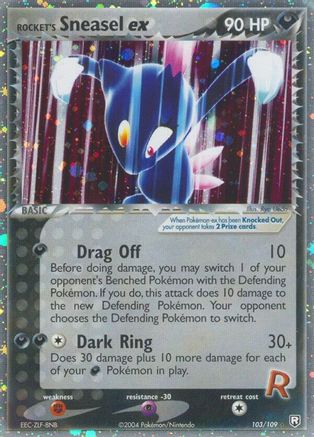 Rocket's Sneasel ex/109 - Team Rocket Returns Holofoil