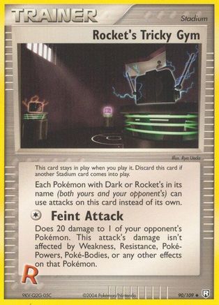 Rocket's Tricky Gym/109 - Team Rocket Returns Reverse Holofoil