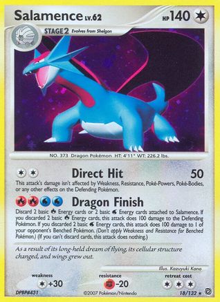 Salamence/132 - Secret Wonders Holofoil
