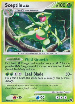 Sceptile/106 - Great Encounters Reverse Holofoil