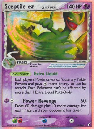 Sceptile ex (Delta Species)/100 - Crystal Guardians Holofoil