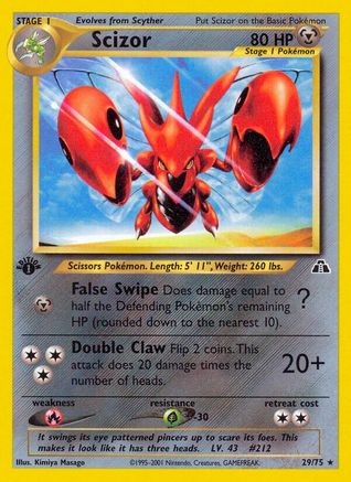 Scizor (29) 29/75 - Neo Discovery Unlimited