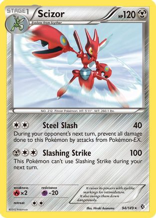 Scizor/149 - Boundaries Crossed Holofoil