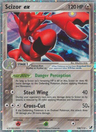 Scizor ex/115 - Unseen Forces Holofoil