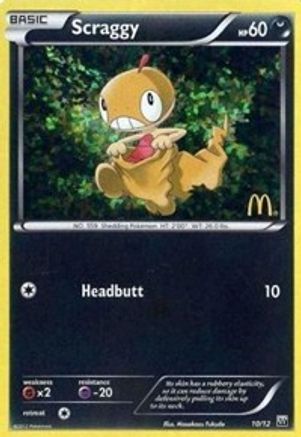 Scraggy - 10/12/12 - McDonalds Promos 2012 Holofoil