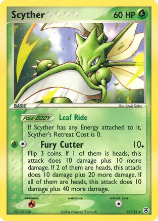 Scyther/112 - FireRed & LeafGreen Reverse Holofoil