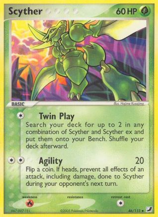 Scyther/115 - Unseen Forces Reverse Holofoil