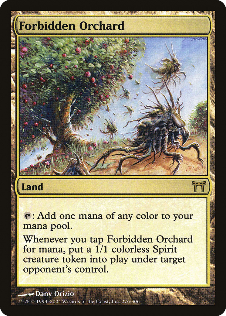 Forbidden Orchard (CHK-276) - Champions of Kamigawa