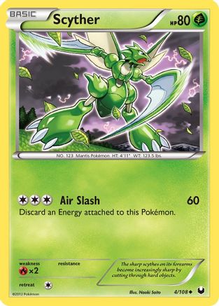 Scyther/108 - Dark Explorers Reverse Holofoil