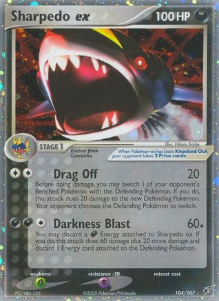 Sharpedo ex/107 - Deoxys