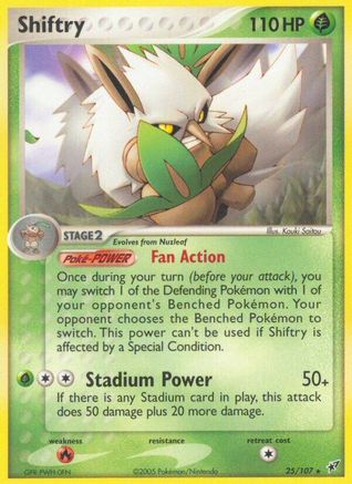 Shiftry/107 - Deoxys Reverse Holofoil