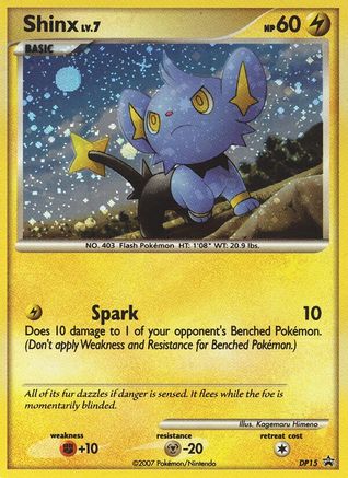 Shinx - DP15/56 - Diamond and Pearl Promos Holofoil
