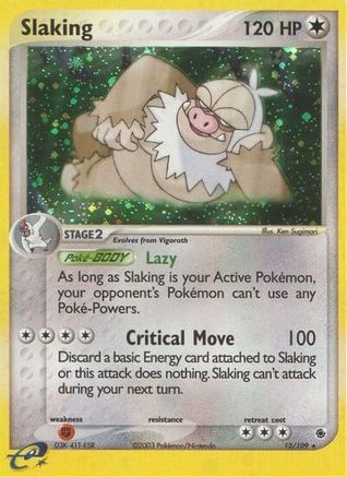 Slaking/109 - Ruby and Sapphire Reverse Holofoil
