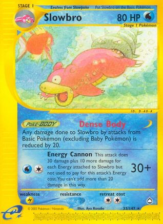 Slowbro/147 - Aquapolis Reverse Holofoil