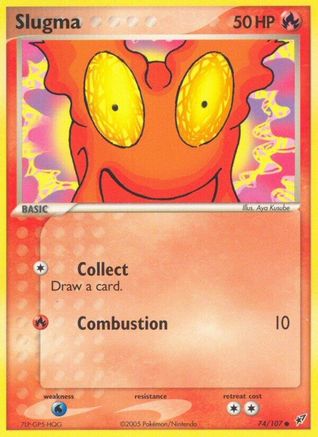 Slugma - 074/107 74/107 - Deoxys Reverse Holofoil