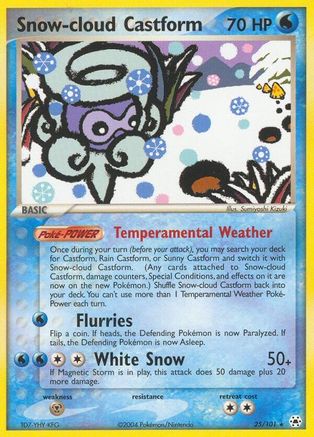 Snow-cloud Castform/101 - Hidden Legends